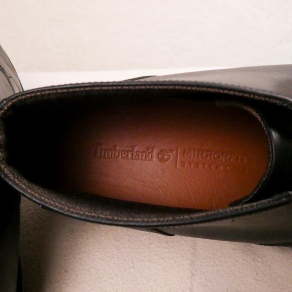 Timberland MirrorFit Richdale Chukka Boots Sz 13 Black Leather 4 Eye Dress Shoes main image 8
